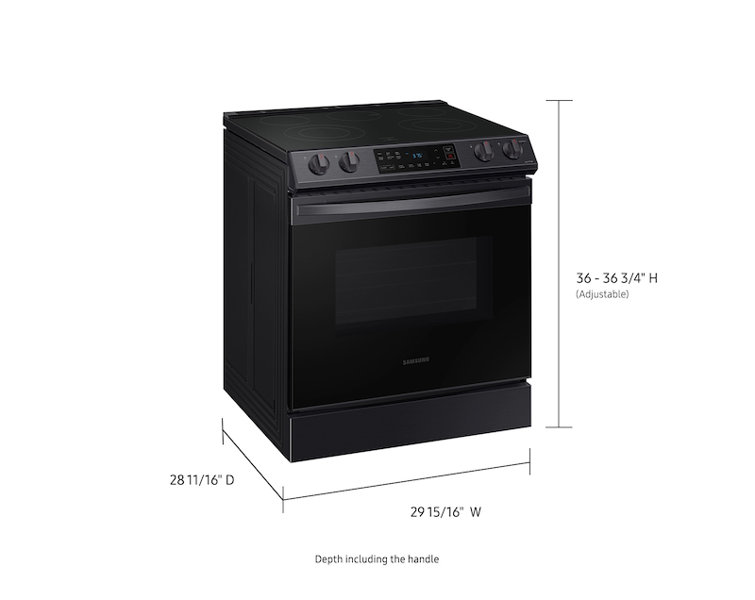 Samsung 30" 6.3 cu. ft. Smart SlideIn Electric Range & Reviews Wayfair